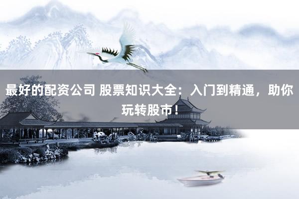最好的配资公司 股票知识大全：入门到精通，助你玩转股市！
