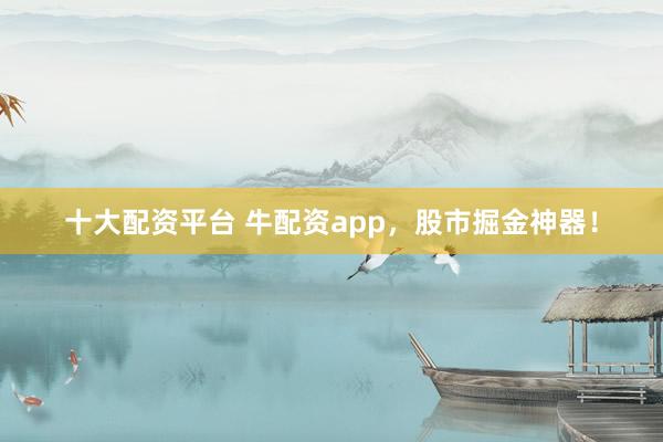 十大配资平台 牛配资app,股市掘金神器!