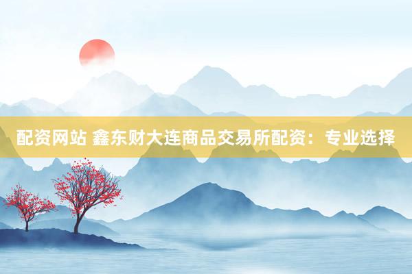 配资网站 鑫东财大连商品交易所配资：专业选择